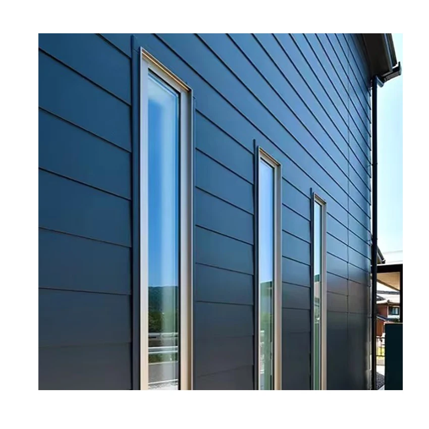 Термостойкая поперечная металлическая настенная панель плоская черепица