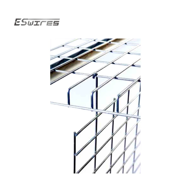 Навесные разделители из оцинкованной металлической проволочной сетки для склада