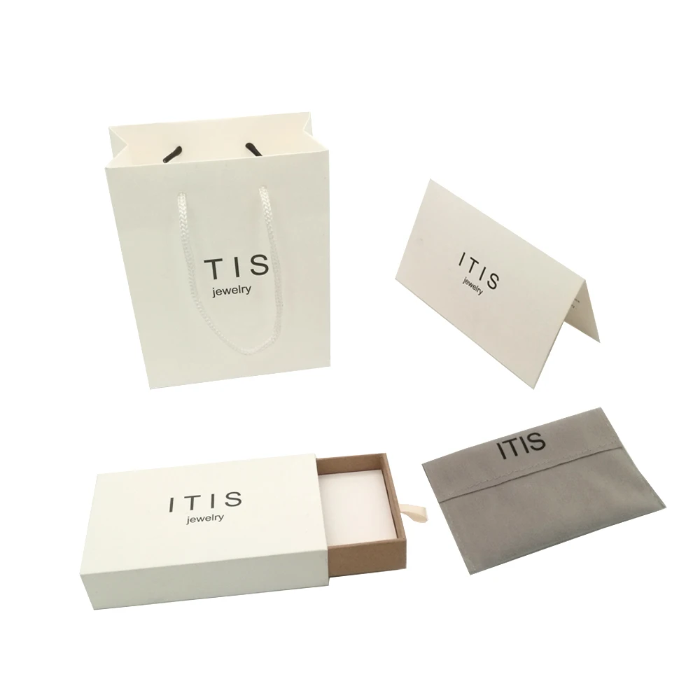 Custom packing paper velvet gift packaging jewelry box