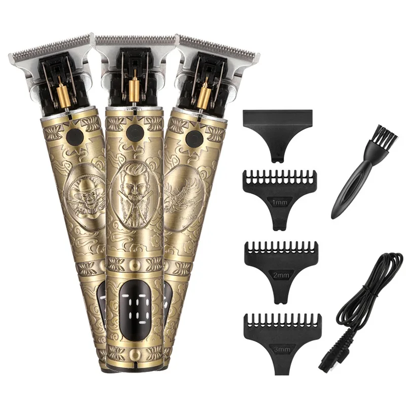 USB T9 Hair Clipper Professional Electric Hair Trimmer Barber Shaver Trimmer Beard 0mm Men Hair Cutting Machine for Men