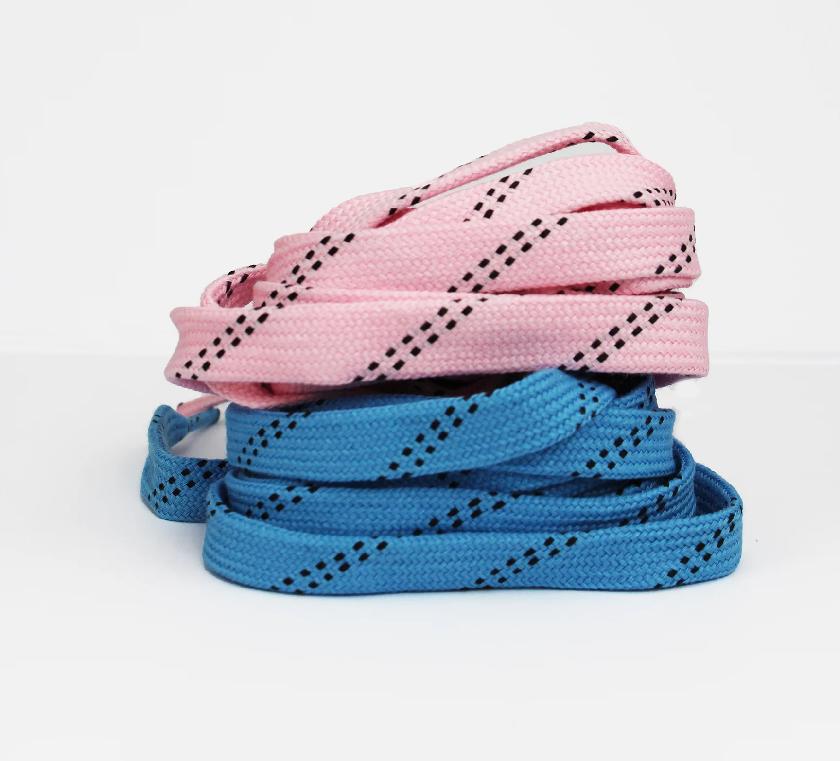 High Quality Custom Polyester Wax/Nowaxed Figure Skating Shoelaces