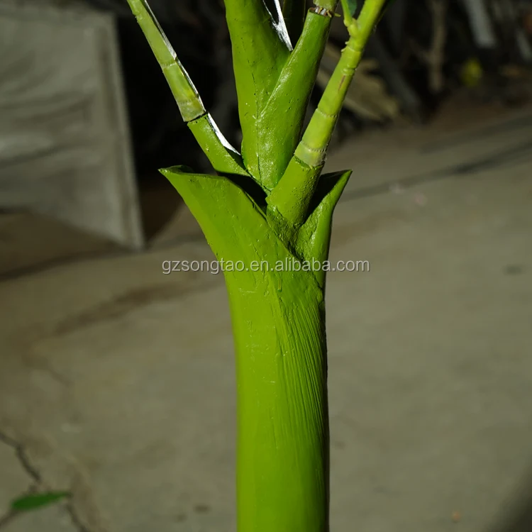 Artificial Outdoor Fiberglass Tall Trees Wine Bottle Coconut Palm Tree For Shopping Mall Indoor Decoration