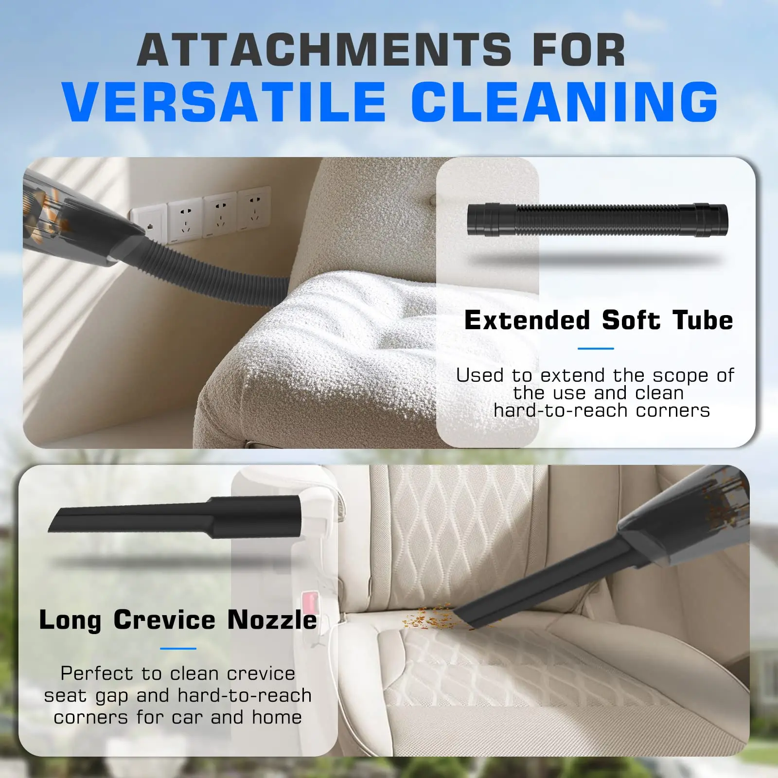 Car Vacuum Cleaner Wireless Handheld Car Vacuum Cleaner Small High Suction Mini High Power car cleaners