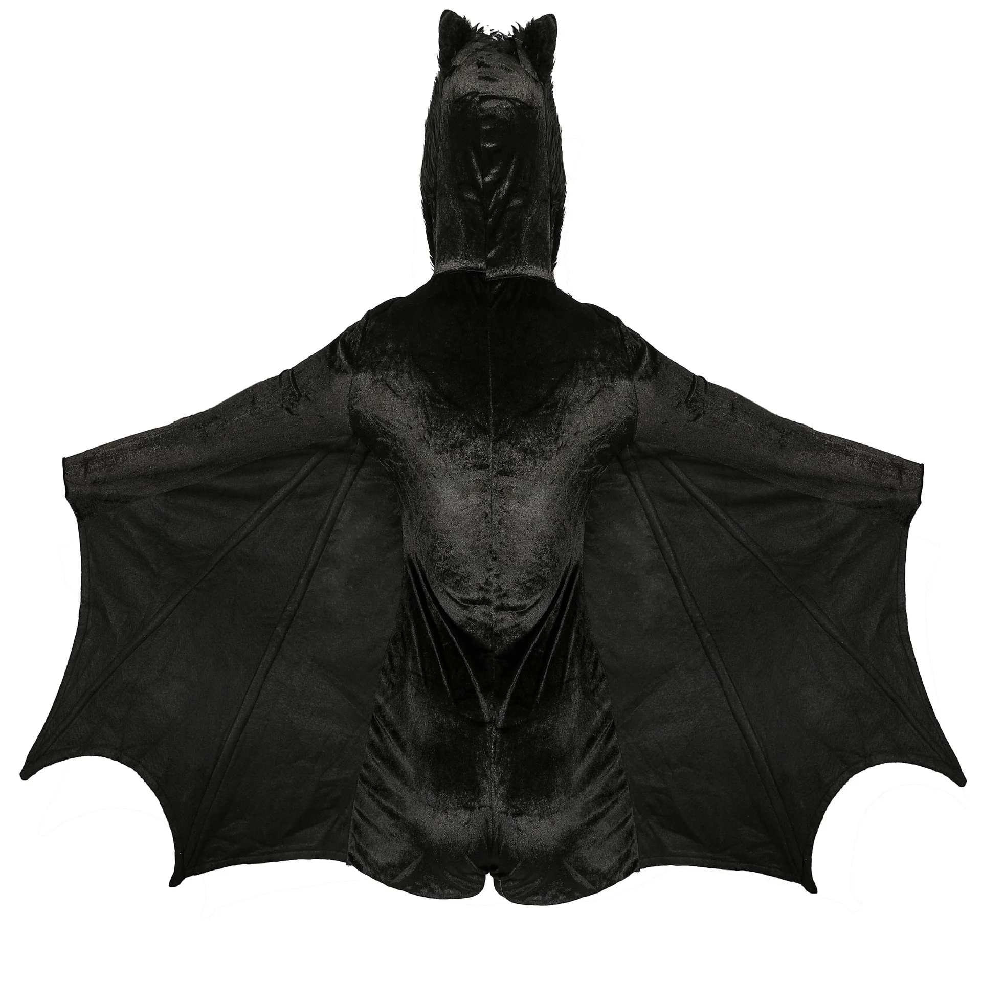 Wholesale M-4XL Large Size Halloween Bat Costume Adult Cosplay One-piece Witch Dark Bat Uniform Costume Halloween