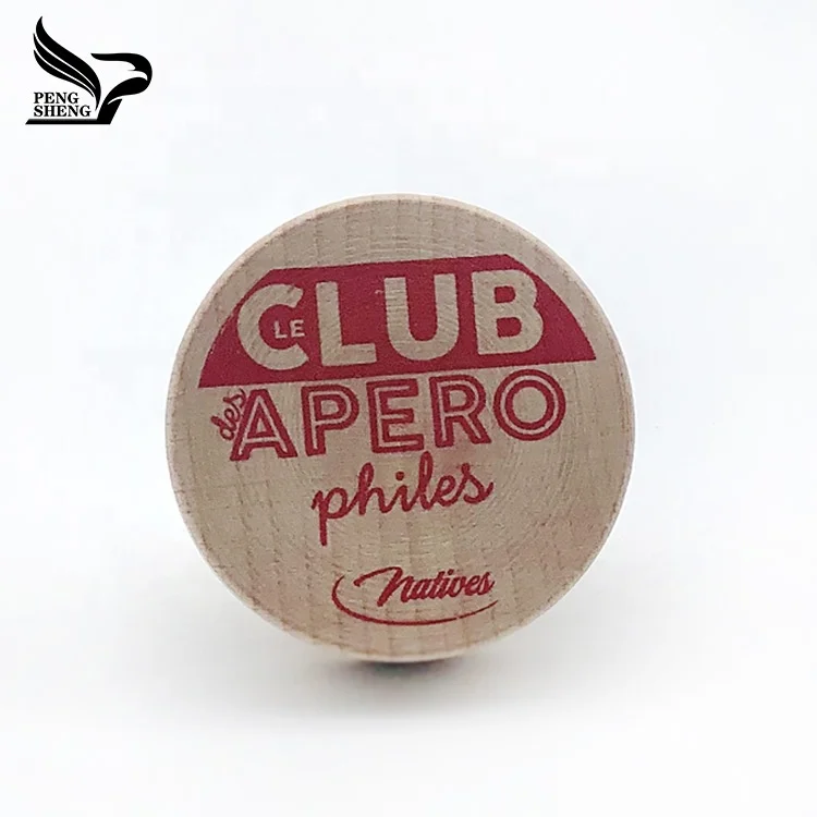 
Customized High polymer cork wooden caps synthetic cork stoppers wholesale 