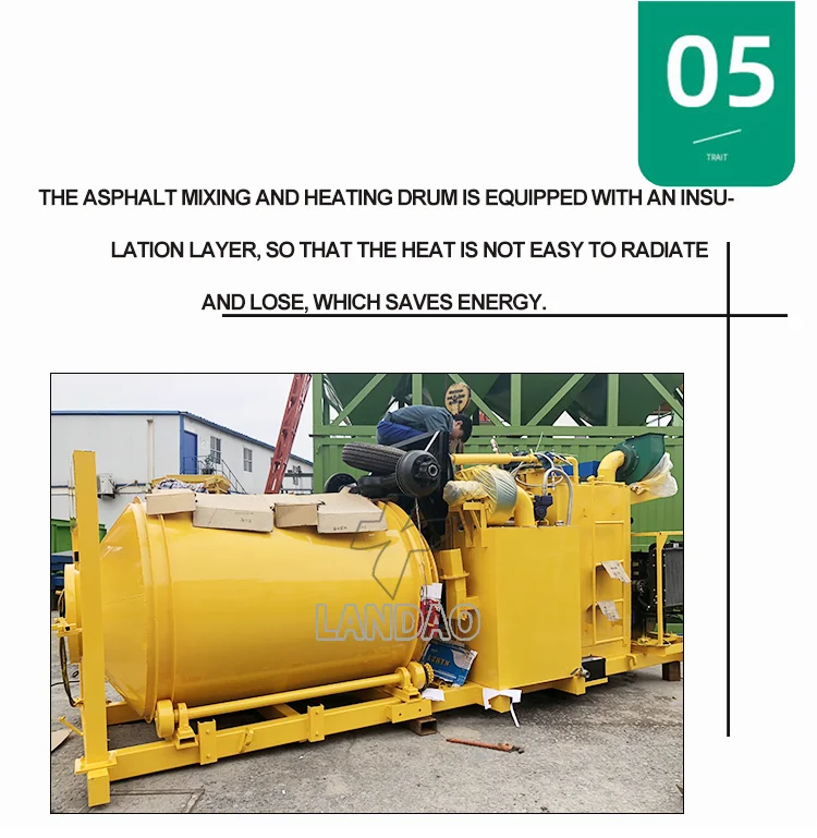 Road Construction New Bitumen Hot Mix Machine Asphalt Premix Small Plant