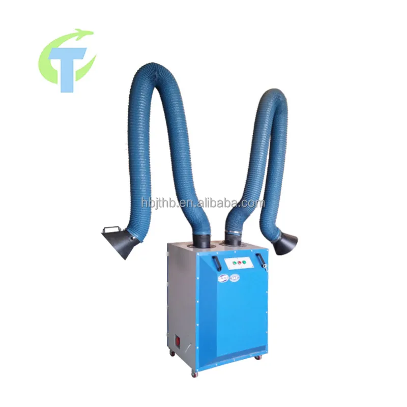 Large air intake and low noise welding fume collector industrial fume extractor