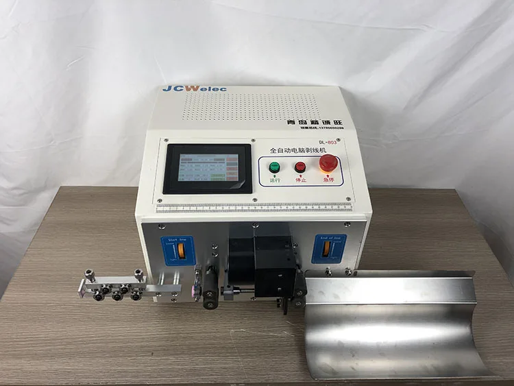 JCW-CS02 ECO Auto wire cutting and stripping machine small roller wire stripper machine