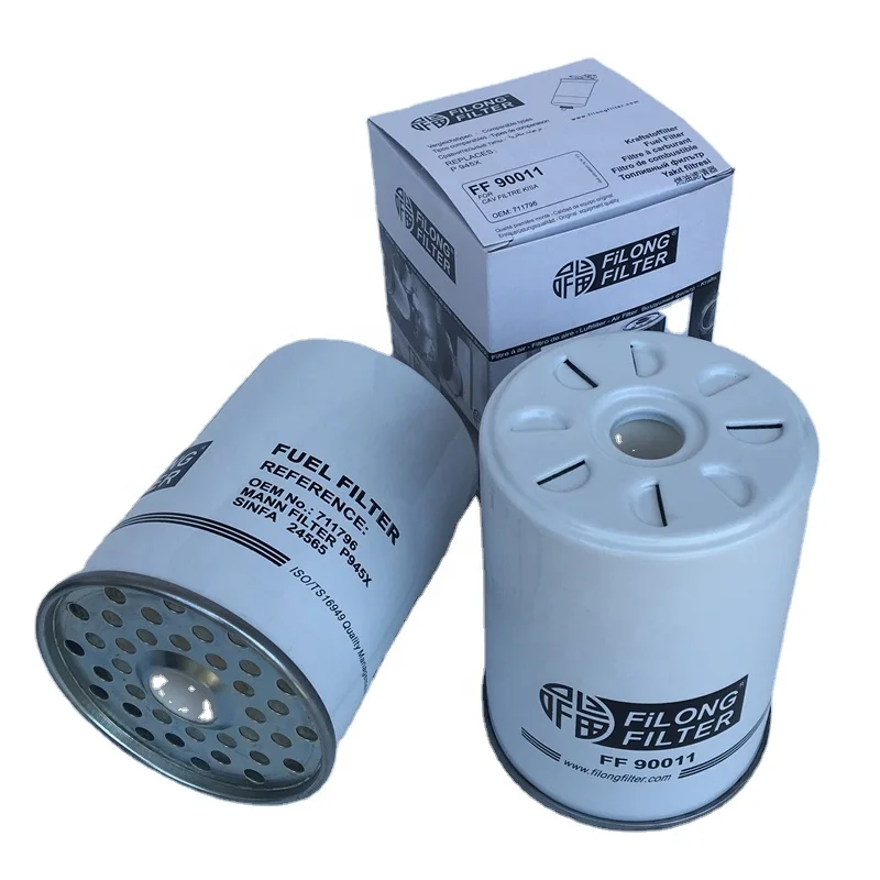 FILONG manufacturer for Lucas fuel filter FF-90011 711-796  CAV796 P9352 P945X C4163 0003052535 7701028181 7711502907 3917626