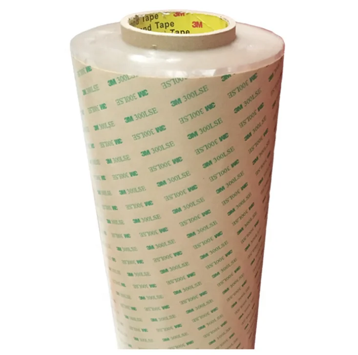 3M 300LSE 9495LE PET Double Sided Adhesive Tape with 300LSE Adhesive,Clear