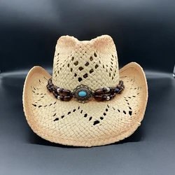 В наличии Мужская Американская Западная Техасская ковбойская шляпа бумажная соломенная шляпа широкие корректируемые поля Панама шляпа мексиканские шляпы