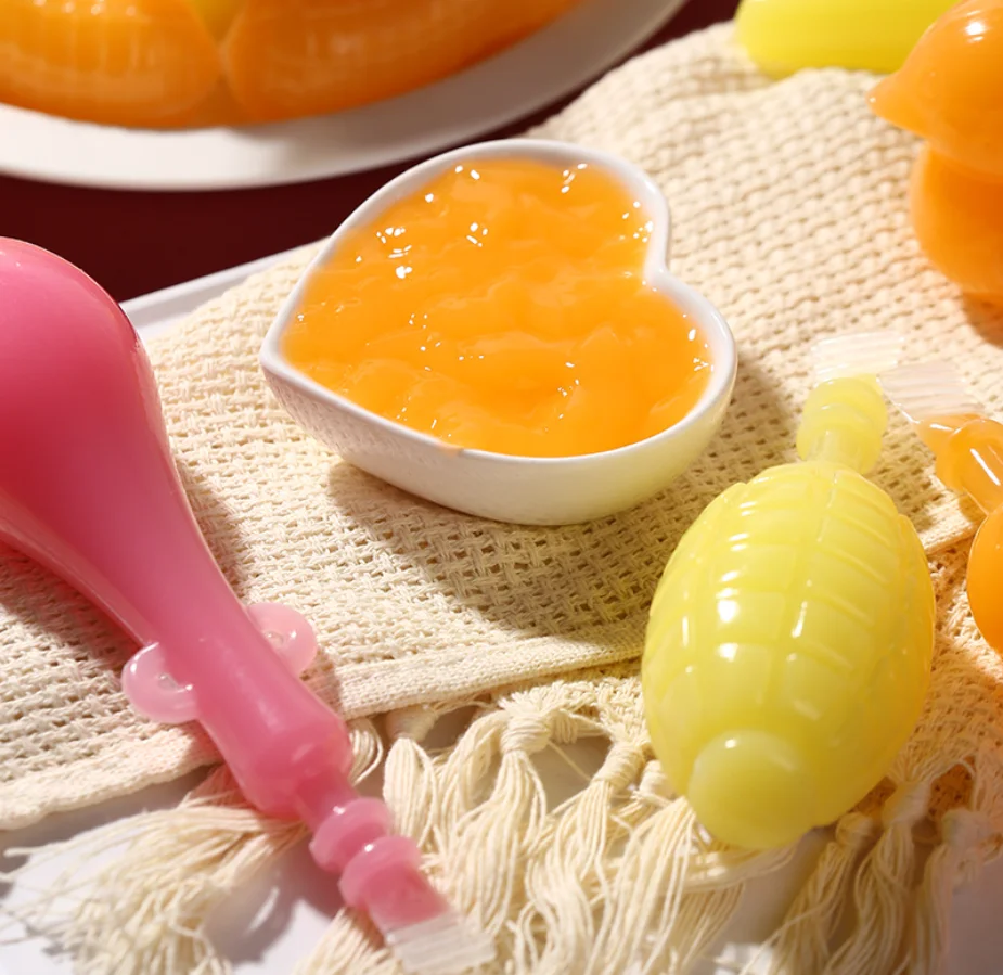 R Factory Supplier Juice Fruity Snacks Chinese Colorful Fruit Jelly