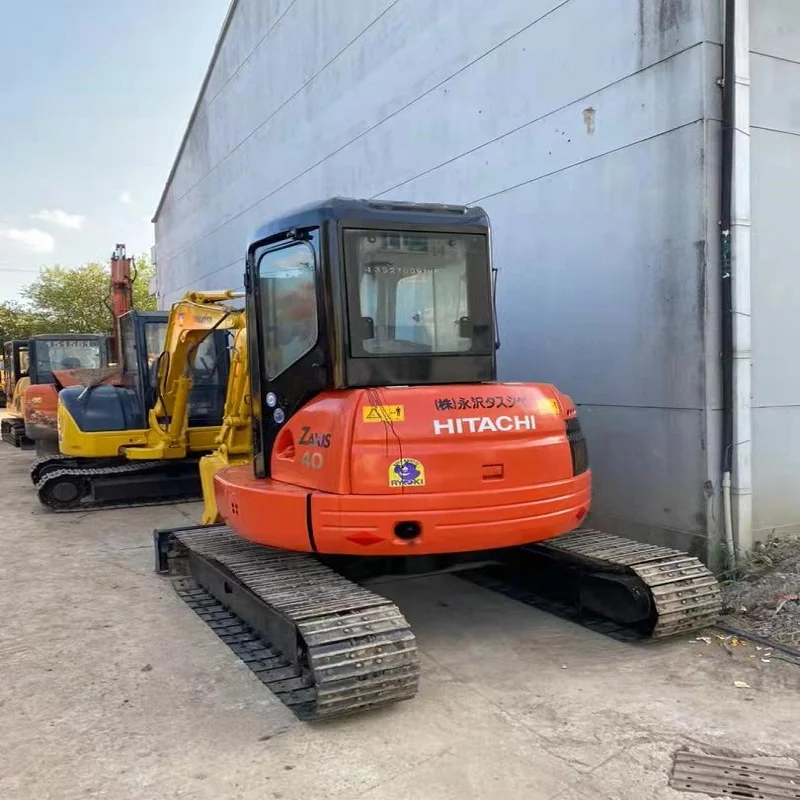 Б/у Экскаватор Hitachi ZX40U подержанный экскаватор для продажи в хорошем состоянии 4-Тонный оригинальный японский мини-экскаватор