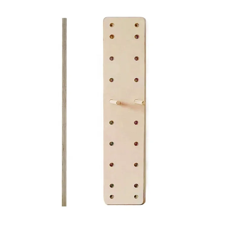 UNIQ low MOQ Wooden Custom logo Climbing Hand Board Training Board