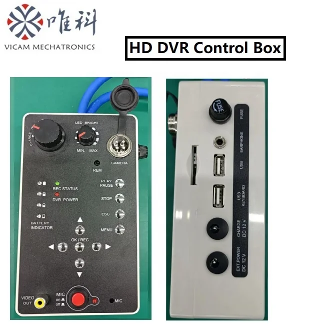 Factory 55mm Borehole Water Well Camera Deep Well Inspection Camera 30m to 200m 10 inch HD Screen Borewell Cameras V10-100