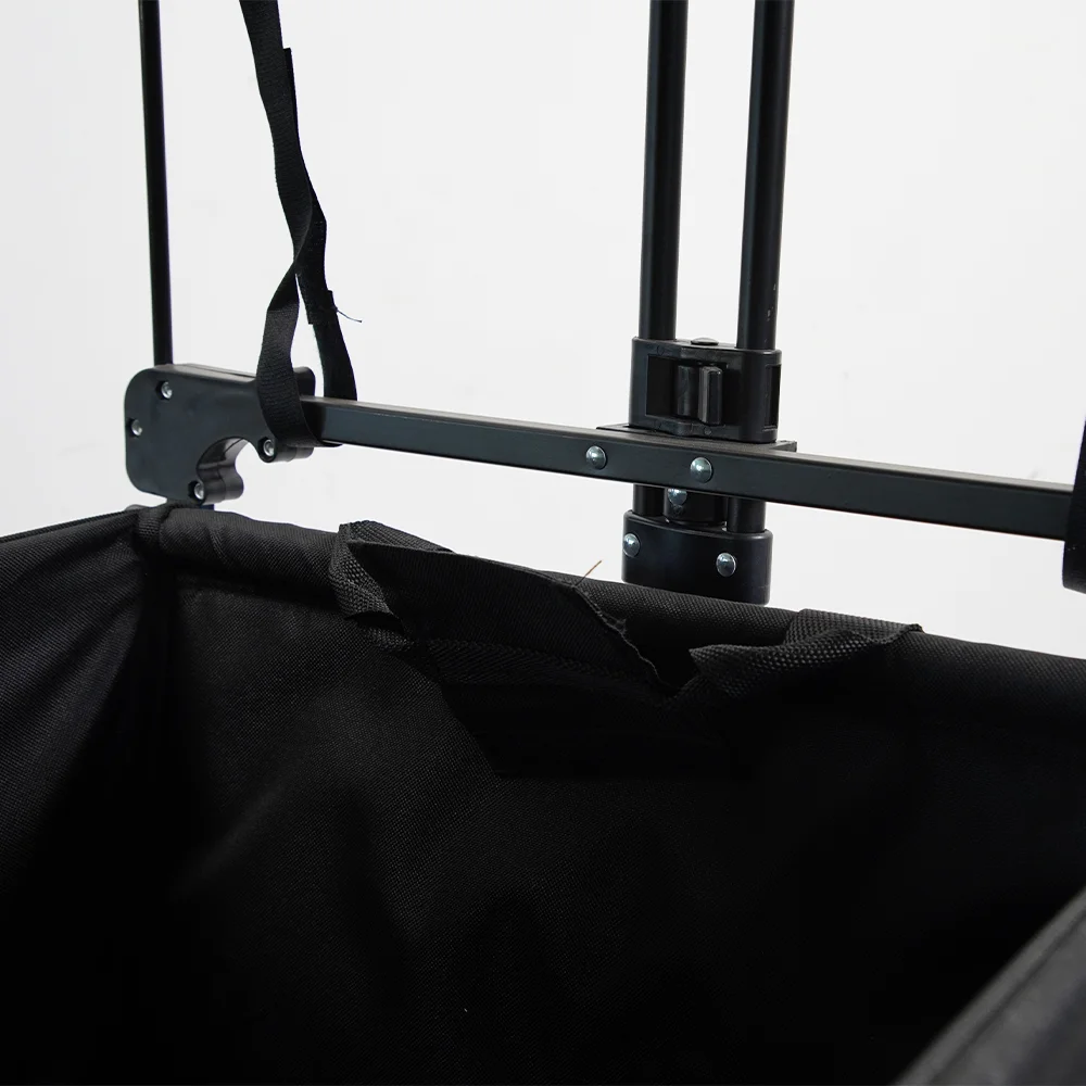 Picnic Beach Folding Multipurpose Garden Beach Wagon Cart with Canopy 4 Wheels