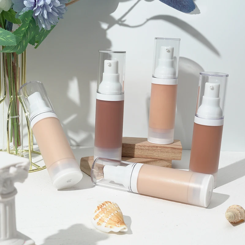 Full Coverage  Foundation Packaging Makeup Products In Korea Waterproof Foundation Packaging Tube African American Foundation