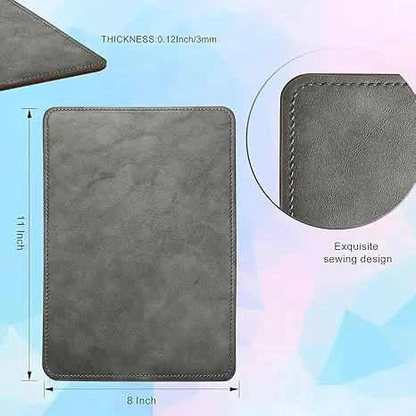 Waterproof Desk Table Mat Custom Brand Double Sided Available PU Leather Gaming Mouse Pads