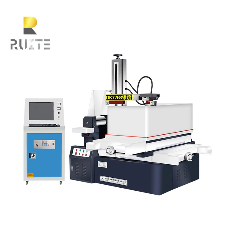 Станок для резки проволоки DK7763 cnc edm, высокоскоростной аппарат для резки проволоки из молибденовой проволоки edm 0,18 мм