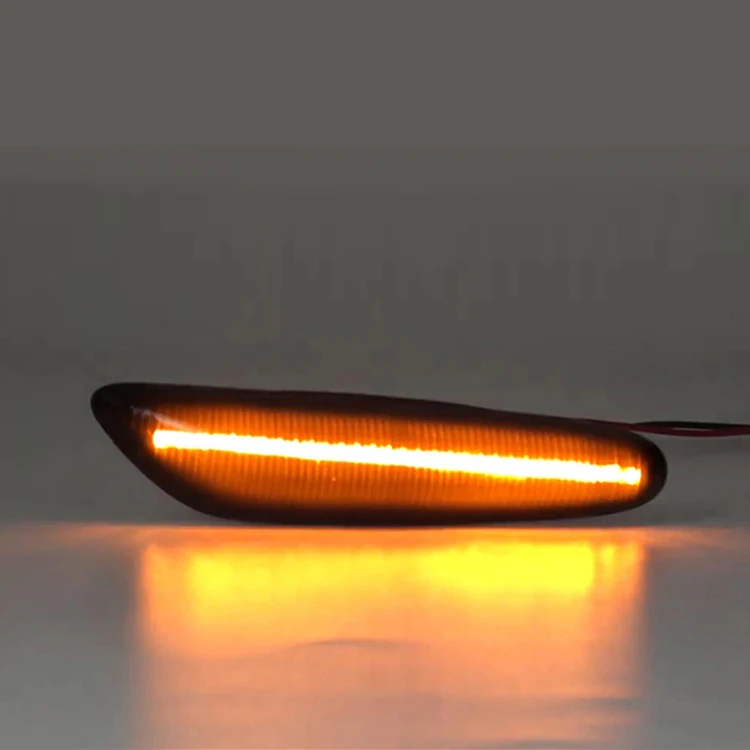 2X динамический/последовательный подметание Светодиодный Боковой индикатор маркер указатель поворота лампа для BMW E46 E60 E82 E84 E87 E90 E91 E92 E93