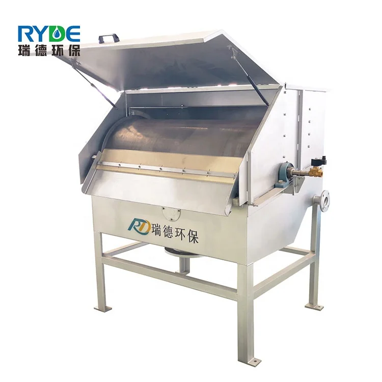 Китай Сделал Индивидуальные механический роторный барабан фильтр