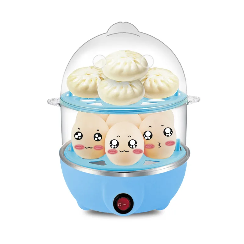 2024 Hot Selling Multi-Functional Egg Steamer Boiler Stainless Steel Egg Cokker Mini Anti-Dry Burning Egg Poacher