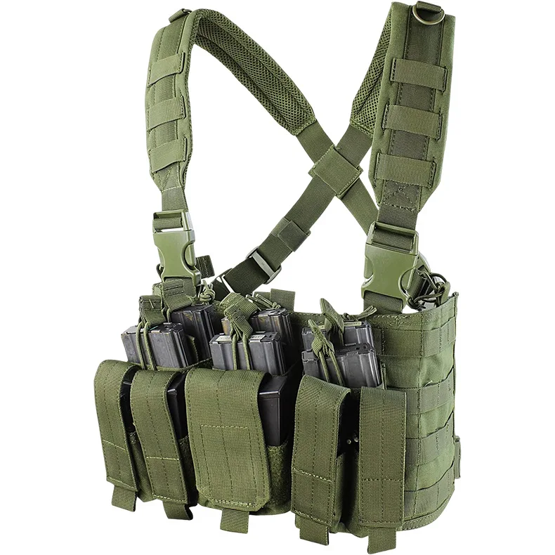Low Price Multi-size Modular Tactical Vest 900D Nylon Durable Expandable Tactical Chest Rig