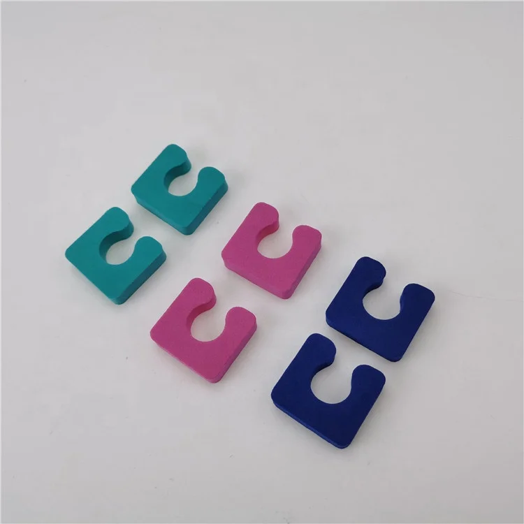 Factory Direct Sales Eva Toe Separators Eva Pedicure Gel Toe Separator For Nail Polish Each Finger Separate