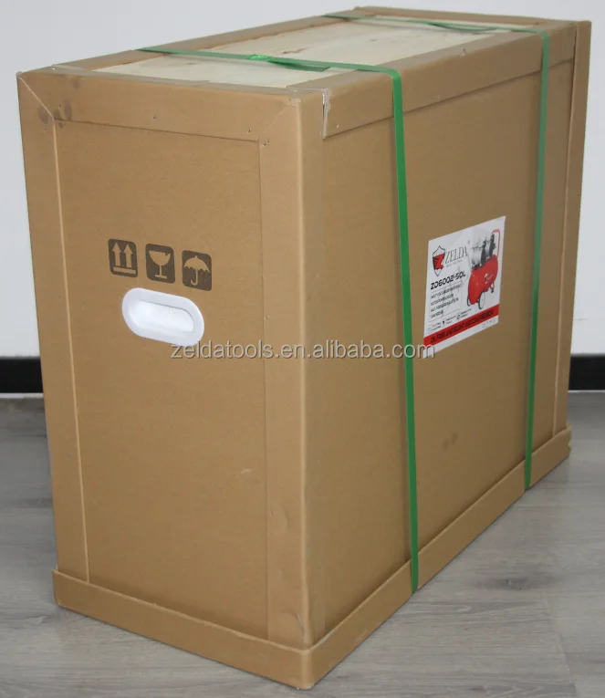 Factory cheap price portable oil free silent air compressor ZD6002-50L for sale