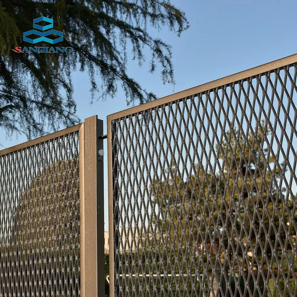 2019 new expanded metal gates and door/expanded metal fence