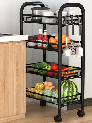 Hot Sale Most Popular Multifunctional Home Shelve Kitchen Storage Rack Kitchen Shelf Carts