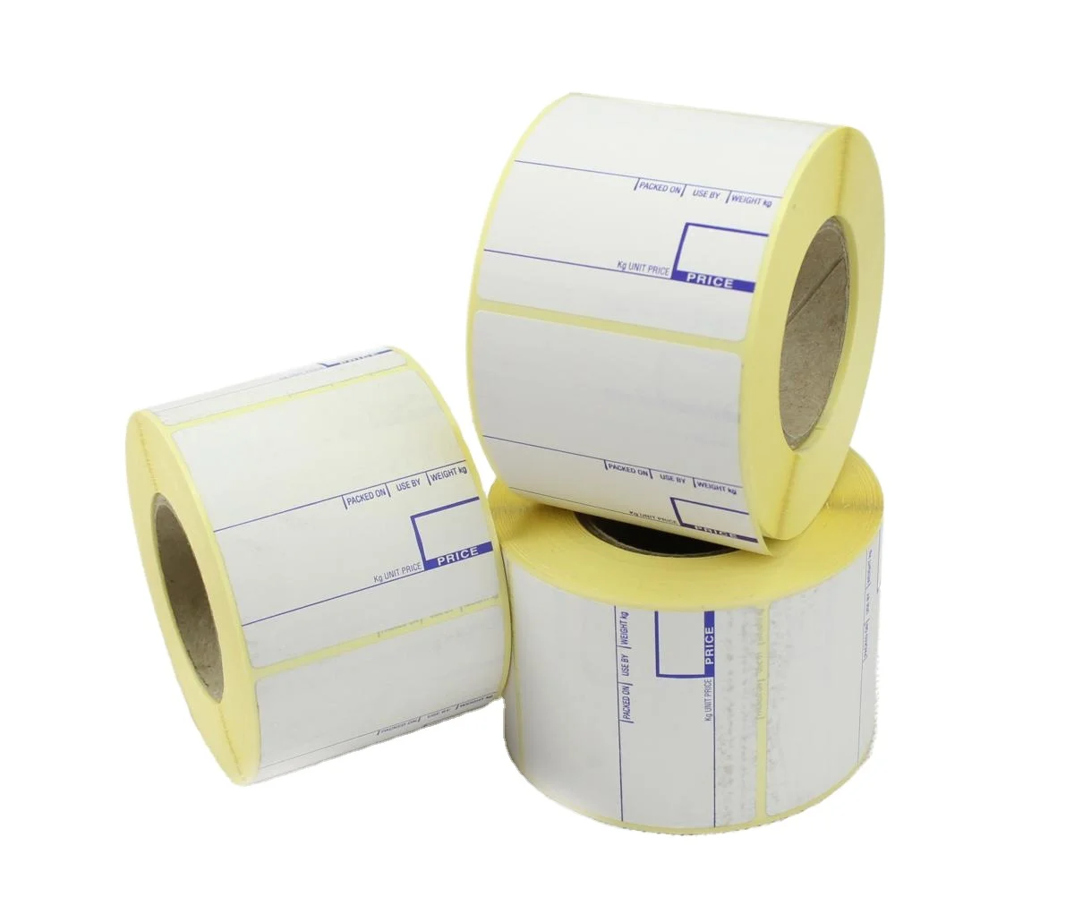Free Sample CAS Weighing Scale Label Printing 58x40 58x60 Self Adhesive Label Barcode Sticker Scale label roll for Supermarket