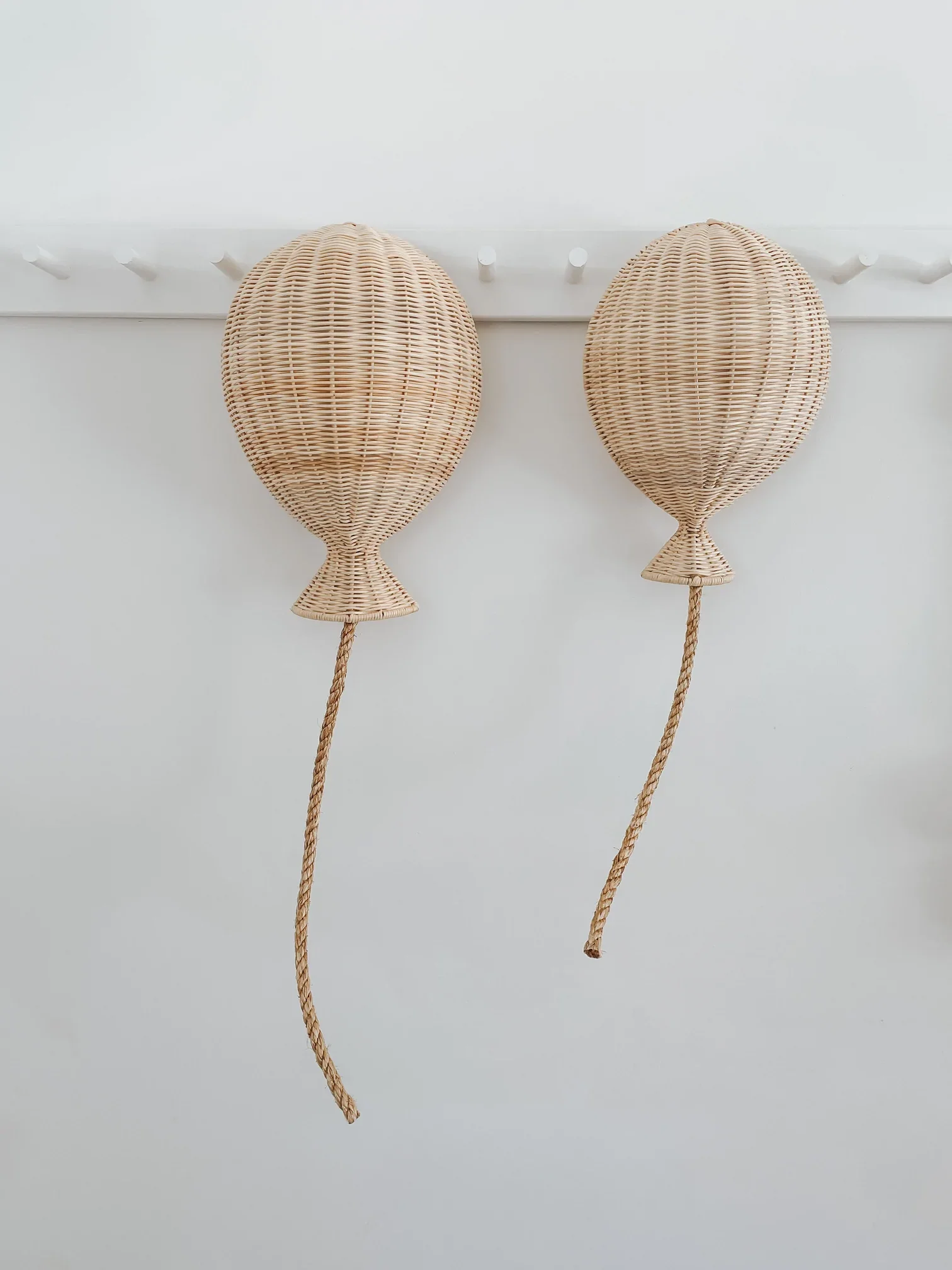 Rattan Balloon Wall Decor Handcrafted Rattan Balloon For Kids Room Decor Wicker Decorative Balloon For Nursery