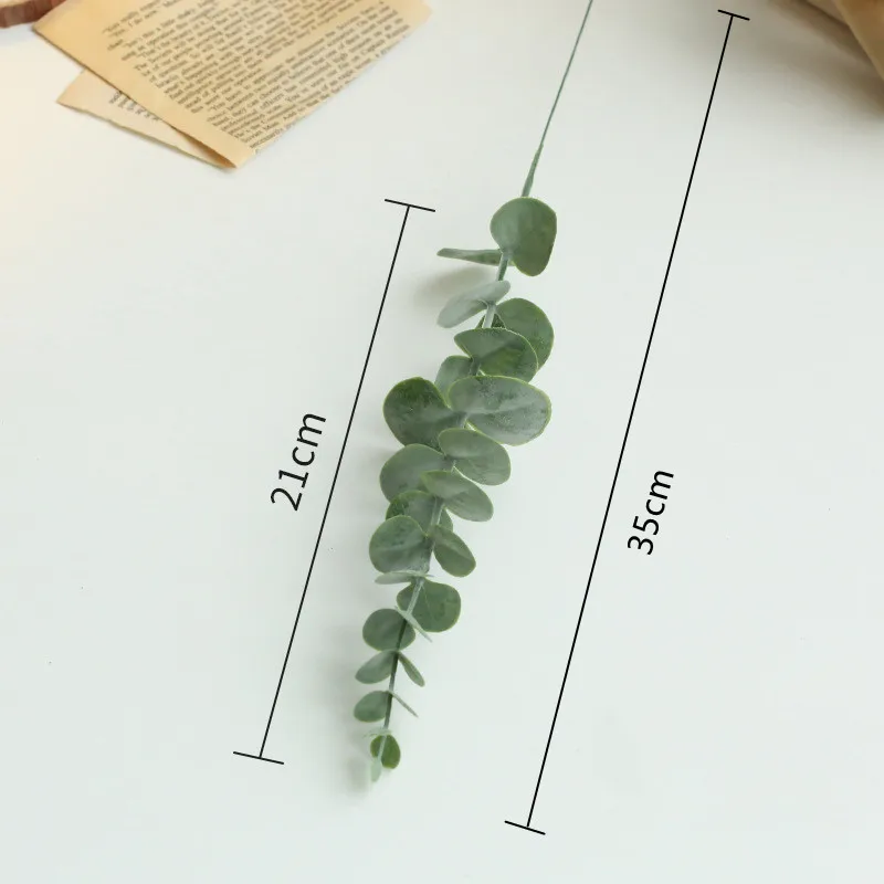 ins eucalyptus leaf branch small fresh  artificial  green plant artificial flower ornament flower arrangement Nordic style