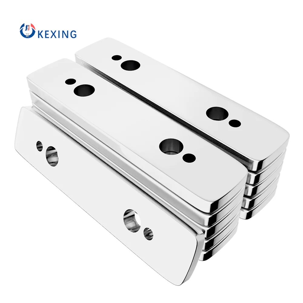 KEXIN NdFeB Supplier neodymium magnet tunisia magnet for sale Countersunk hole neodymium segment shape magnet for motor