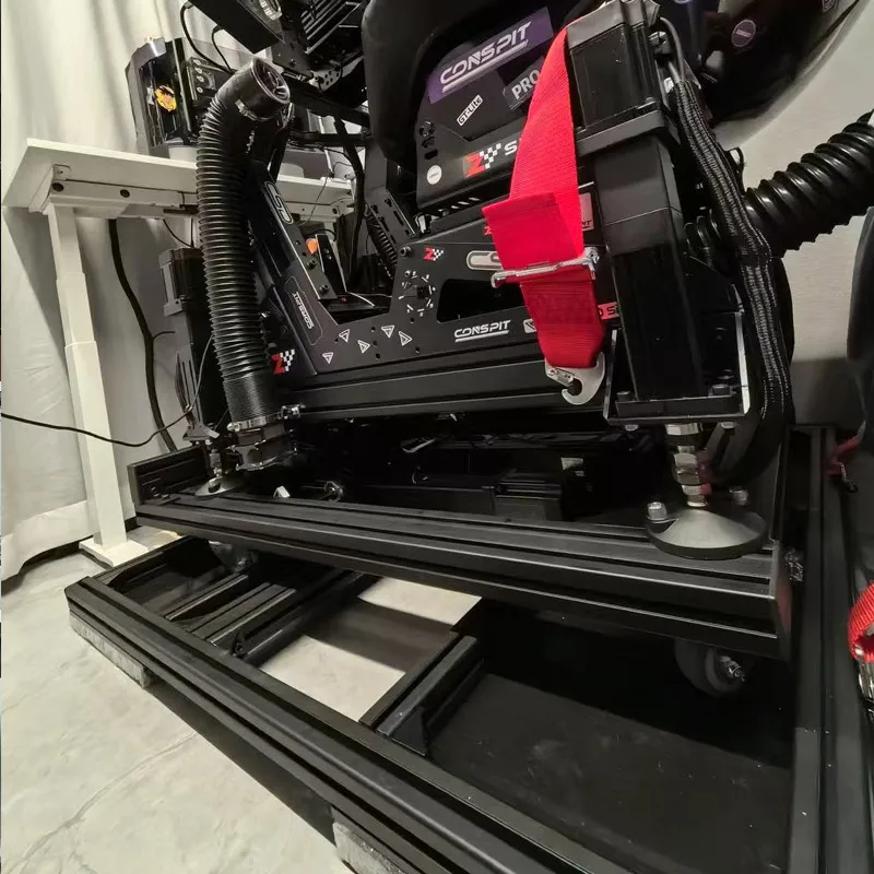 multiple player simracing motion actuator sim racing rig motion simulator 4 dof 2dof 6dof motion platform flight simulator