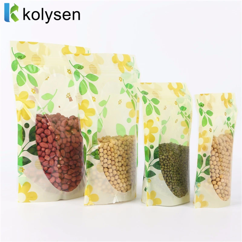 Пользовательские Ziplock Stand up пластиковые закуски манго сушеные фрукты сухие пищевые упаковочные пакеты для орехов