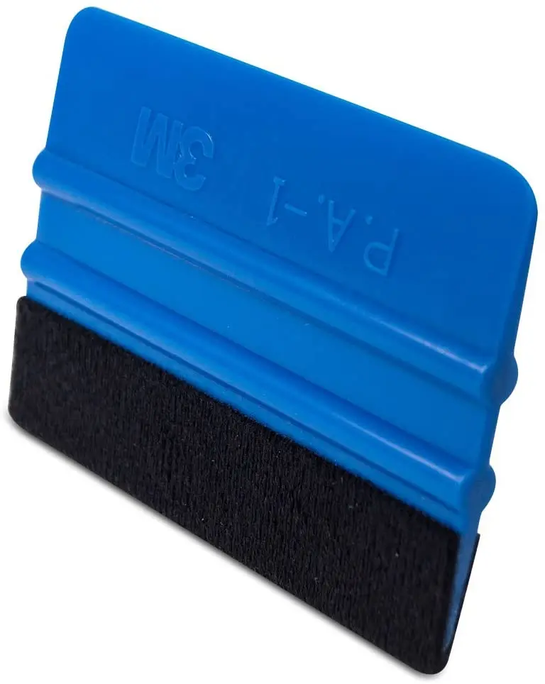 Blue Felt Squeegee Tool Vinyl Squeegee Car Vinyl Film Wrapping Scratch Free Felt Squeegee