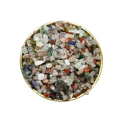 Wholesale Natural Healing Crystal Tumbled Stone Clear Rose Quartz Gravel Tumbled Stone