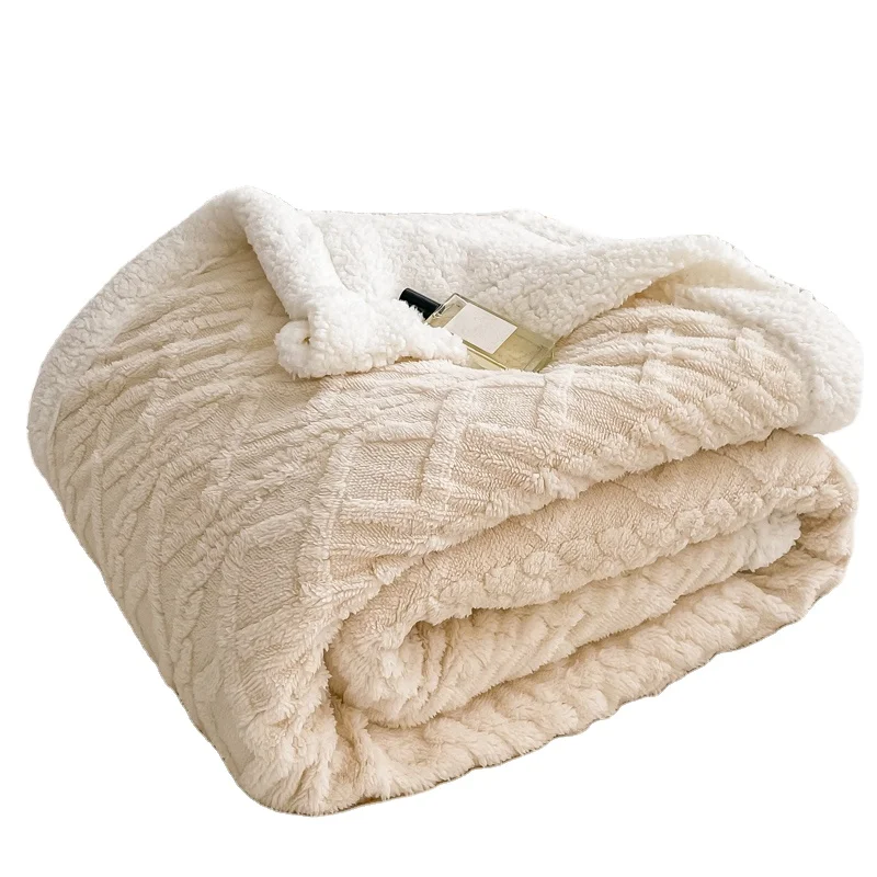 Плед, одеяло для кровати, зимние одеяла и пледы, толстый шерстяной флис, покрывало для дивана, мягкое покрывало