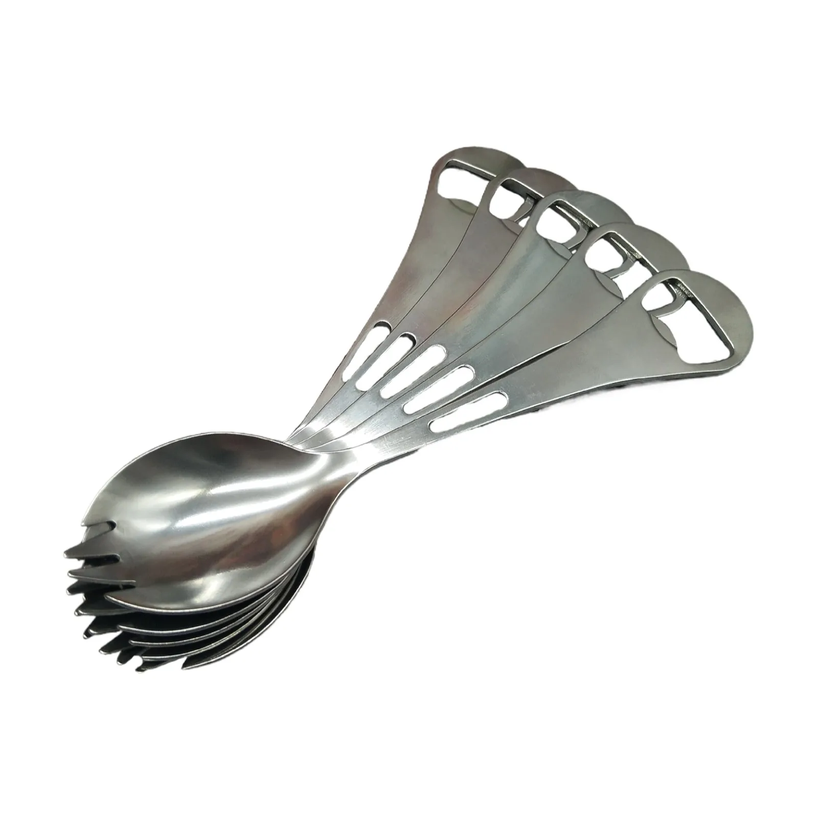 multifunctional patented beer spoon in stock for instant shipping 3-in-1 function spoon fork bottle opener