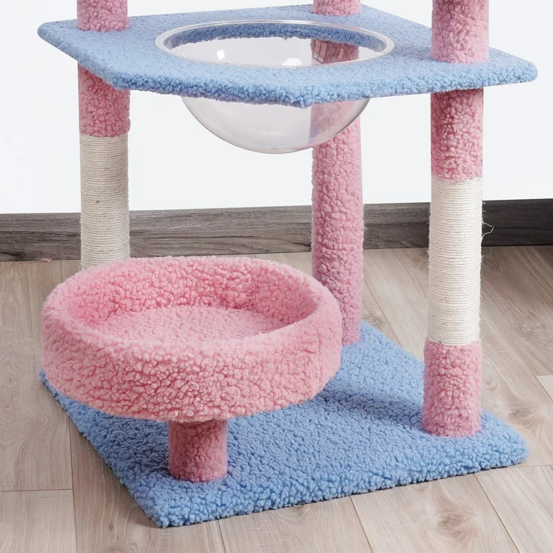 
Good quality best cat tree hot selling 137cm Tall cat tree tower 