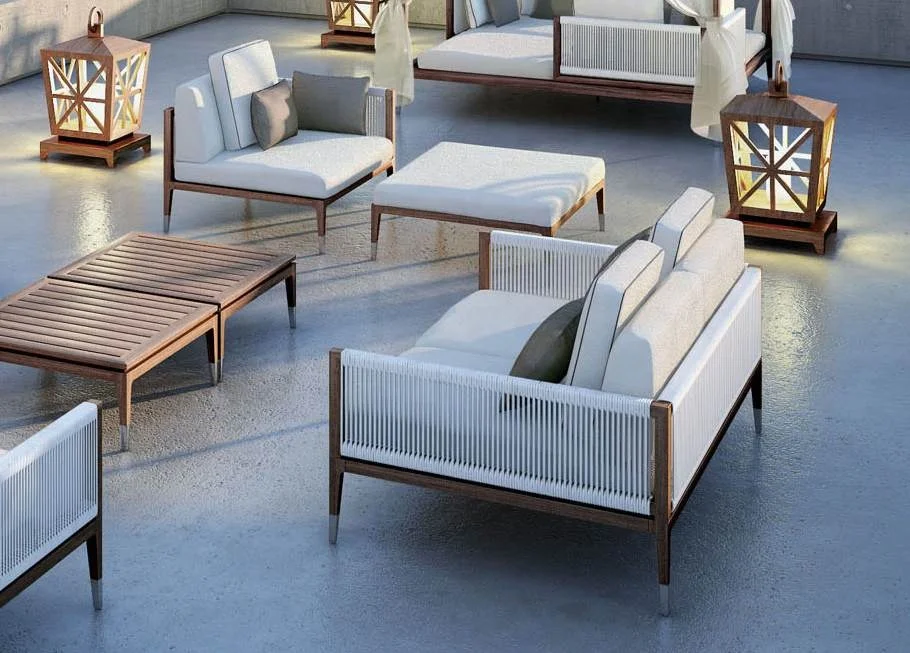 Luxury Teak wood furniture outdoor / garden/ patio sofa set