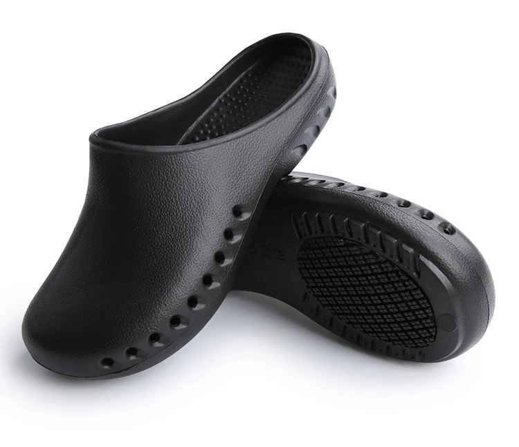 The cook special safety boot black EVA Work nursing shoes ,waterproof oil resistant and anti slip chef clogs shoes