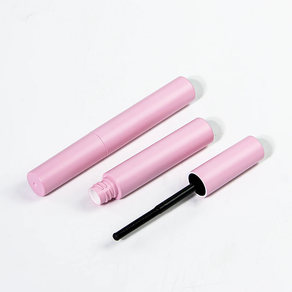 OEM 4.5ml Wholesale Plastic Mascara Bottle Make Up Packaging Eyelash Lift Mascara Tube With 360 Degree Threaded Coil Brush Head
