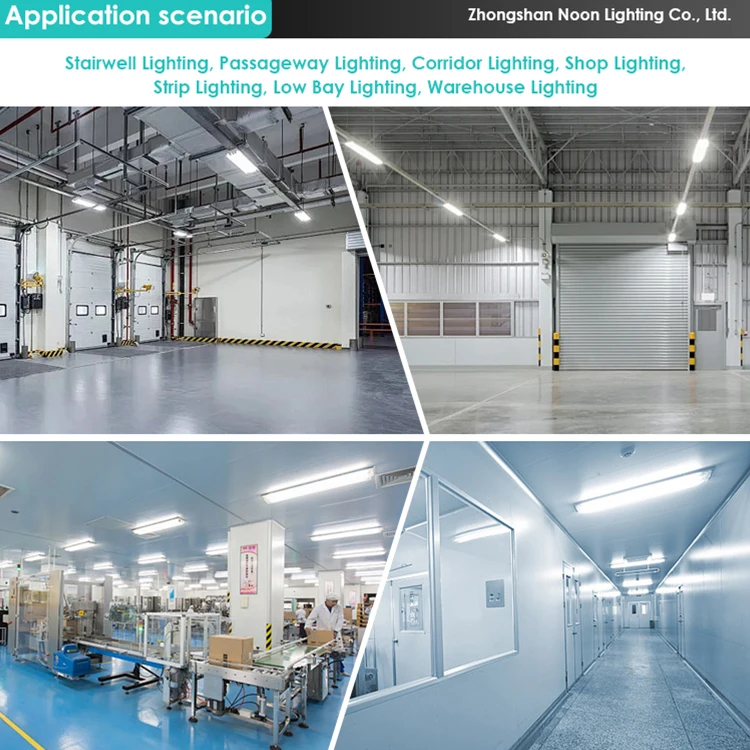 Factory Wholesale CCT Selectable 30W 40W 60W 80W 4ft 8ft Recessed Led Linear Light Retrofit