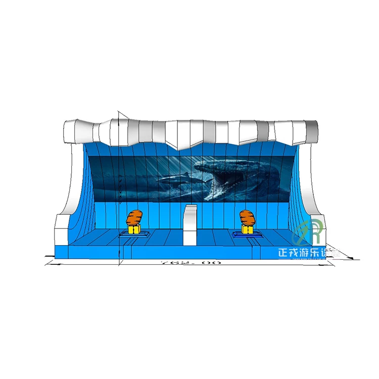 Commercial Inflatable mechanical surfboard rodeo bull surf machines For Amusement Park Surfing Simulator Inflatables