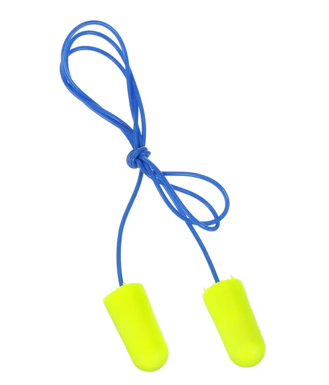 Проводные полиэтиленовые вкладыши стандартного размера E-A-Rsoft Yellow Neons