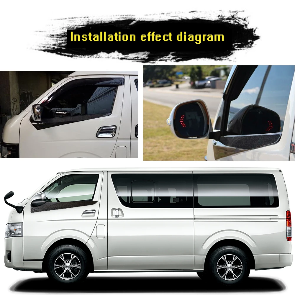 Аксессуары SUNLOP Hiace #7331, Боковая Отделка окон Hiace 200, аксессуары для пригородных фургонов Hiace, запчасти KDH 200, квантовые детали