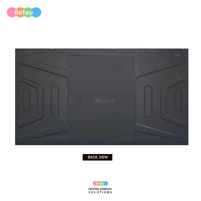 Ultra slim 4K QLED wall mount advertising display lcd display panel internet advertising digital signage and displays